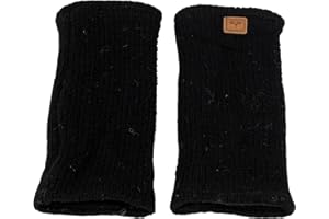 BUDDHA arts&more Pulswärmer Stulpen mit Daumenschlitz 100% Wolle fleecegefüttert Handarbeit Nepal