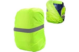 TNSLAND Regenschutz Schulranzen Regenschutz Rucksack, 18-25L Regenüberzug Rucksack Regenschutzhülle Regenhülle Schulranzen, Wasserdichte Reflektor Schulranzen Kompatibel mit Ergobag,Scout,Step by Step