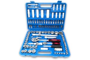 HOUSECURITY Valigetta Attrezzi da 108 Pezzi, Chiavi a Bussola, Cricchetto e Cacciavite