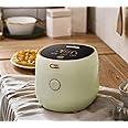 Bear 3L Smart Rice Cooker with Steamer, 6 Functions Rice Cooking with Steam, Porridge, Soup, Preset, 600W Multifunctional Rice Cooker for 2-5 People DFB-C30L3 (CN 3Pin Plug)