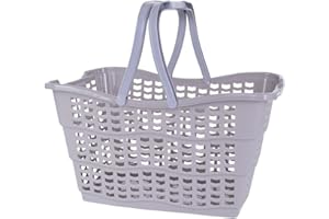 keeeper Alma Práctica cesta de la compra, Plástico resistente (PP), Urban Grau (Gris), 40 x 29 x 22,5 cm, 1 pieza