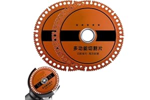 TAOZHIYAO Composite Multifunctional Cutting Discs for Angle Grinder,Versatile Cutting Saw Discs Designed,Ceramic Tiles Marble Color Steel Tiles Metal Cutting (2Pcs)