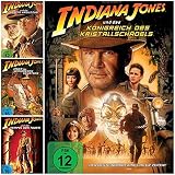 Indiana Jones - 4 DVDs-SET-J�ger des verlorenen Schatzes/der Tempel des Todes/letzte Kreuzzug/K�nigreich des Kristallsch�dels - Harrison Ford
