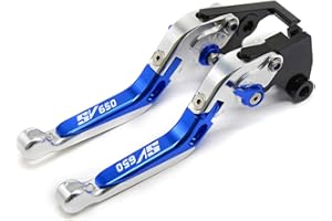 FALANGEMU Leviers d'embrayage pour S&uzuki SV650 SV650S SV 650 1999-2009 Accessoires de Moto Handbrake Handbrake Pliant leviers d'embrayage de Frein Extensibles Moto Frein Embrayage (Color : O)