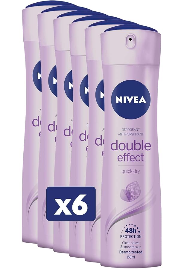 Nivea Deo Spray Double Effect Violet Senses – 48h Anti-Transpirant Mit Avocado-Extrakt | 150 Ml