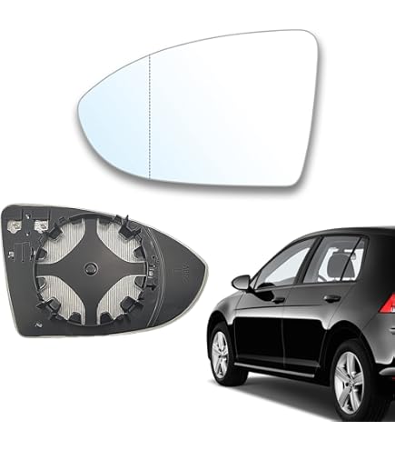 Spiegelglas Rechts Convex met Spiegelverwarming Volvo S60/XC70/V70/S80