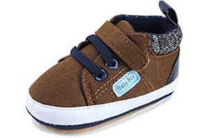 MASOCIO Chaussure Bébé Garçon Premier Pas Baskets Plat Semelle Souple Antiderapant