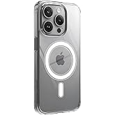 Minesk iPhone 11 Pro Max i&ccedil;in Magsafe ile Uyumlu Şeffaf Kılıf Kristal Berraklığında Materyal Polikarbonat Arka Kısım ve Silik