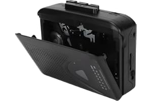 SWOQ AM FM Compatible Cassette Player Classic Style Black Multifunction Radio Cassette Player For Travel