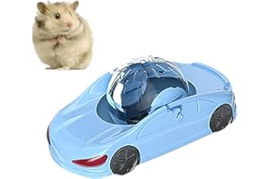 ELIPHONTOWNE Balle pour hamster – Jouet de course ultra durable pour petit animal de compagnie, roulements silencieux, roues d'exercice pour petits animaux – Bleu
