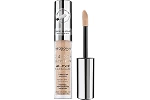 Deborah Milano - Correttore Fluido 24 Ore Perfect All-Over con Acido Ialuronico, 02 Beige, Lunga Tenuta Waterproof, Effetto Alta Coprenza e Idratante, Minimizza Occhiaie e Discromie del Viso, 5.5 gr