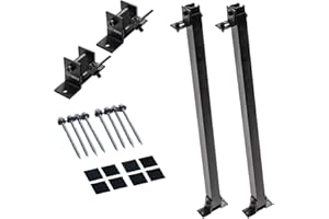 ELECTRONICX Uchwyt do modułu solarnego, czarny (30-60°, 1 panel, regulowany stojak, aluminiowa rama, odporna na warunki