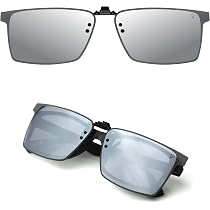 Clip Solaire Polarisé CREYESTAL Pour Lunettes De Vue - Relevable, Léger, 100% UV, Certifié CE