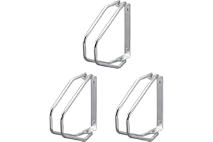 Marko Storage Solutions Bike Storage Stand Cycle Bracket Upright Wall Mounted Rack Rotating Secure Store (3 Racks)