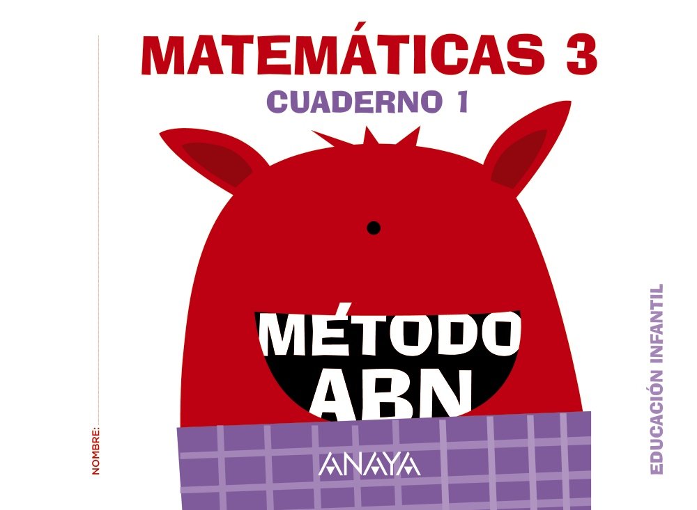 Matemáticas ABN. Nivel 3. Cuaderno 1