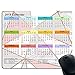 Price comparison product image 2019 calendar colorful triangle background non-slip mouse pad