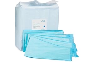 SF MEDICAL PRODUCTS GMBH Traversa Salvaletto monouso per incontinenza 50 pezzi 40x60 cm 6 strati blu, cuscinetti usa e getta, assorbenza, cuscinetti per incontinenza, cuscinetti igienici