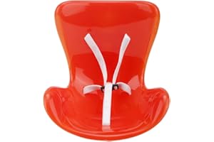 BOXOB Car Doll Seat, Cute Carseat Decoration with Air Vent Clip & Scented Tablet Fun and Functional Plush Doll Sofa Chair Fashionable Ornaments for Display Accessories (Orange)