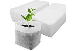 MLordoarf 300 Bolsas de Cultivo de Plantas de Tela no Tejida, Bolsas de cría de Cultivo, Bolsas de vivero, Bolsas de Cultivo de Plantas para Plantas de Semillero Plantación Trasplante