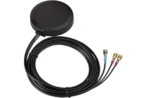 Bingfu 4G LTE MIMO Cellular GPS Adhesive Magnetic Mount Aerial Antenna for 4G LTE GPS Cradlepoint IBR900 IBR1700 Wireless Airlink MG90 MP70 GX450 RV50X Industrial Gateway Modem Mobile Router