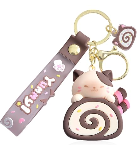 Lot De 2 Porte-Clés Ourson Gélatine Kawaii - Accessoires Mignons Couleurs Bonbon Pour Filles