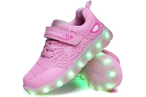 YUNICUS Spider Kid Boys Girls LED Shoes Light Up Trainers Children USB Charging Flashing Low Top Sneakers Best Gift Birthday Halloween Christmas Day