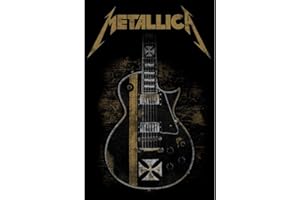 Metallica Hetfield gitara tekstylna flaga czarna