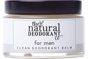 The Natural Deodorant Co, Clean Deodorant Balm For Men 55g, Aluminium Free, Plastic Free, All Day Protection