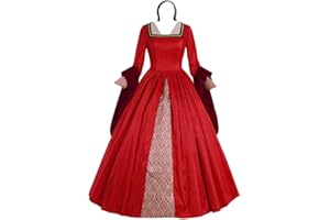 Fortunehouse Victorian Queen Elizabeth Tudor Renaissance Dress Anne Boleyn Style Cosplay Costume