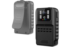 BOBLOV Kamera für den Körper, 1080p, 32 GB, Nachtsicht, mit Taschenclip