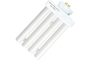 ARSUK Ampoule Lumière du Jour 27W GX10Q-4, 6500K Blanc Naturel – Ampoule CFL de Remplacement à 4 Broches pour Lampes de Bureau, Lecture, Étude, Confort Visuel et Prévention de Fatigue Oculaire