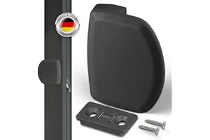 NIMA PARTS Balkontürgriff Anthrazit – UV & wetterfester Terrassentürgriff inklusive Schrauben