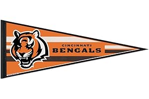 WINCRAFT Cincinnati Bengals Official Logo Full Size Felt Pennant [Misc.]
