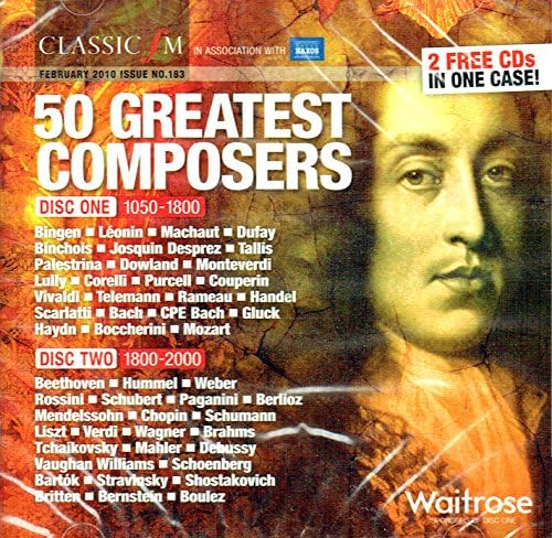 Classic FM 50 Greatest Composers 2 CDs in one case