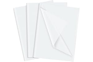 UV STYLISH 100 fogli di carta velina bianca, 50 x 70 cm, materiale da imballaggio, carta velina, carta da regalo per matrimonio, decorazione fai da te, carta velina da imballaggio