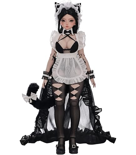 Oueneifs 1/4 Scale Anthea BJD Doll – Resin Ball-Jointed Doll With Sweet Smile, Customizable, For Collectors 15+