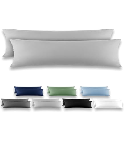 Classic Line, set da 2 federe per cuscini per dormire sul fianco, 40 x 145, adatte