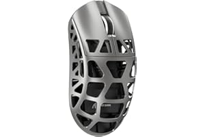 ATTACK SHARK R3 Magnesium Alloy Mouse, Wireless 8K Mouse, 46g SUPERLIGHT Mouse, PixArt PAW3395 Gaming Sensor, BT/2.4G/Wired Gaming Mouse, Adjustable DPI 26000, Office Mice for Win11/Xbox/PS/Mac -Grey