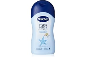 Bübchen Lozione nutriente, 400 ml, crema per il corpo del bambino, lozione nutriente per la pulizia delicata della pelle delicata del bambino, senza siliconi
