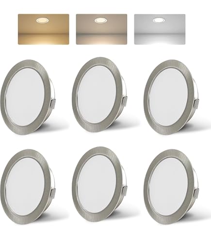 Faretto LED Mini Incasso 1W - Luce Bianca, Calda, Naturale O Colorata (Blu, Rosso, Verde), 220V, Per Vetrine E Decorazioni - Foto 11