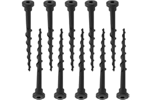 Puasok 10 Pcs Tornillos de Fijación para Estación de Carga, Compatibles con Husqvarna Automower 105 305 308, Longitud 14 cm Tornillos de Sujeción para Robot Cortacésped, Herramientas de Jardín