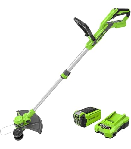 Greenworks Bobine à Fil Unique, 4,8 M De Fil Par Bobine, 3 Pièces Incluses, 1,65 Mm De Diamètre Pour 24V Coupe-bordures G24LT25 G24LT G24LT28 G24LT30M Séries
