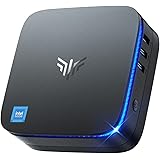 NiPoGi Mini PC Alder Lake N95 (do 3,4 GHz, 15W) 16 GB DDR4/512 GB M.2 SSD Mini Komputer stacjonarny, 2,5'', 4K @60HZ HD Dual 