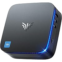 NiPoGi Mini PC, Intel Alder Lake-N95 (Beats N5095, fino a 3.4GHz),16GB RAM+512GB M.2 SSD Mini Computer Desktop, supporto 2.5"