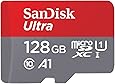 SanDisk Ultra Scheda di Memoria MicroSDXC da 128 GB e Adattatore, con A1 App Performance, Velocità fino a 100 MB/sec, Classe 10, U1 (Nuova versione)