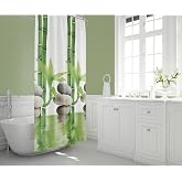 Tropik Home Duş Perdesi Seti 12 Adet C Halka Hediyeli Banyo Perdesi-banyo