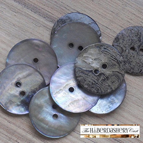 Round Mother of Pearl Buttons (15mm)