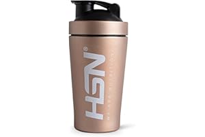 HSN Shaker We Are Nutrition! Acciaio inossidabile | 500 ml | Rame metallizzato | Bicchiere miscelatore con sistema ottimale di miscelazione nel coperchio, chiusura anti-perdite, inodore | facile da