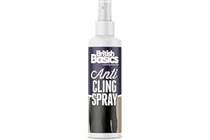 BritishBasics Anti-Cling/Static Charge Spray | for Clothes, Garments and Other Fabrics, 250ml