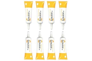 Godneei Reißverschluss Schmiermittel 10g, Skateboard Fett für Lager, Zahnräder, Rostschutz Schmierstoff für Metall, Mehrzweckfett für 3D Drucker Zubehör, Lithiumbasierte Weiße Paste